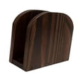 thumbnail image 4 of Servilletero de madera estilo granja, dispensador vertical para mesas, restaurantes y cocinas. Marrón, 4 of 9