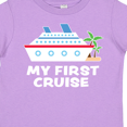 thumbnail image 4 of Inktastic My First Cruise with Cruise Ship and Palm Trees Boys or Girls Toddler T-Shirt, 4 of 5