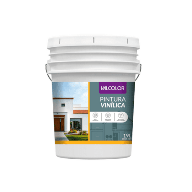 Pintura Vinílica Valcolor Valmex Blanca/colores 19L