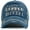 Blue, variant on Happy Camper Fueled By Alcohol Vintage Distressed Washed Baseball Cap Hat Mens Womens Unisex