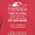 thumbnail image 3 of CafePress - Camping Rules T Shirt T Shirt - Women's Traditional Fit Dark T-Shirt, 3 of 4