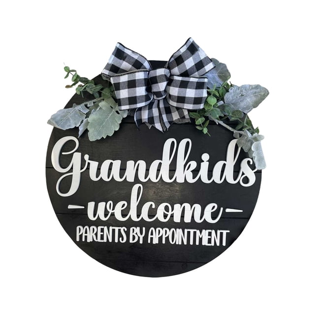 TIMIFIS Door Plate 3D Welcome Hanger Funny Welcome Sign Home Outdoor Decor 11.8Inch, Door Hanger Welcome Sign Home Decor Funny Words Door Hanger Home Decoration