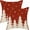 Red Orange Tree, variant on Christmas Pillow Covers 20x20 Inch 2 Pcs Red Cream Christmas Tree Decor Throw Pillows Winter Snowflakes Xmas Holiday Farmhouse Decorations Pillowcase Linen Cushion Cover for Couch Sofa Bed