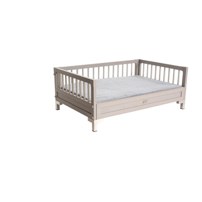 New Age Pet EHHB205L Ecoflex Raised Dog Bed with Memory Foam Cushion Gray, Large Walmart Canada