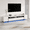 White, variant on 94.5" W TV Stand for Up to 100" TV, Modern Entertainment Center with LED Lights and Power Outlets, Media Console with Cabinet for Living Room, Dark Brown