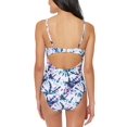 thumbnail image 3 of Jessica Simpson MIST Tie-Dyed V-Wire Tankini Swim Top, US Small, 3 of 3