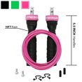 thumbnail image 4 of synergee speed jump rope - (2) adjustable 10 ft cable - steel ball bearings, 4 of 6