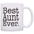 thumbnail image 1 of ThisWear Mother's Day Gift Best Aunt Ever Birthday Gift New Aunt 11 ounce Coffee Mug, 1 of 4