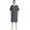 Charcoal Grey, variant on Utopia Care Men's Hospital Gown Soft and Comfortable Patient Gown, X-Large-3X-Large, Charcoal Grey
