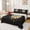 Black Olive 02, variant on Feelyou Tie Dye Soccer Twin Sheets, Goal Net Sport Bedding, Blue Pink, 3pcs, 1 Flat Sheet, 1 Fitted Sheet and 1 Pillowcase