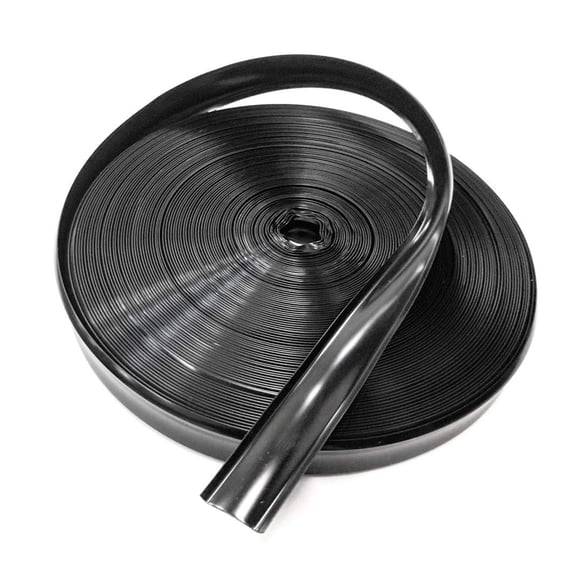 QPN Vinilo Negro 7/8" Inserto Moldura Trim Tornillo Cubierta RV Camper Travel Trailer (100 pies Negro)