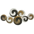 thumbnail image 2 of Luxen Home WHA1447 Metal Swirl Wall Decor, Multi Color, 2 of 15