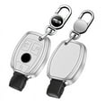 thumbnail image 3 of For Mercedes Benz B 3 buttons A B C E S Class W176 GLC CLA AMG W177 W212 W213 Zinc alloy+leather Style Car Key Case Cover Shell, 3 of 9
