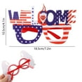 thumbnail image 2 of LHNFT 4th of July Glasses Patriotic Party Glasses American Flag Eyeglasses Memorial Day Sunglasses Funny Gnome Eyewear Photo Props for Independence Day Holiday Party Favors, 2 of 6