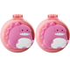 thumbnail image 1 of Bonitos cepillos de pelo de bolsillo con peine redondo y espejo de maquillaje para mujeres y niñas Vhermosa CPB-DE-LYY169-12, 1 of 6