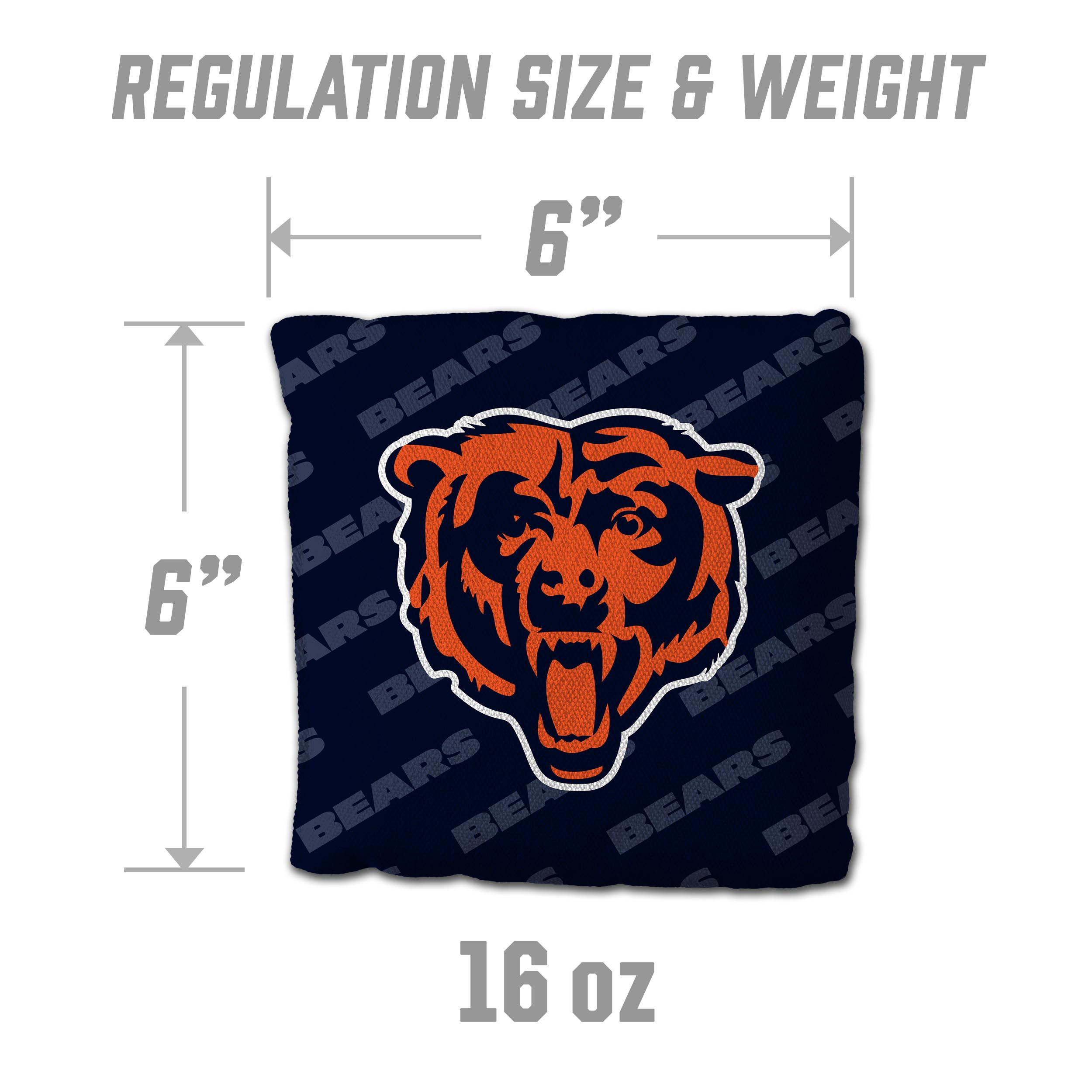 NFL Chicago Bears Cornhole Bags - 4PK - Blue