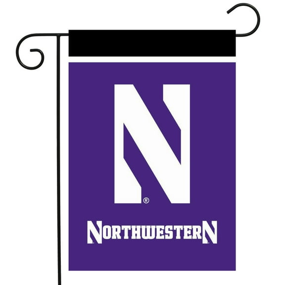 Briarwood Lane Northwestern University NCAA Garden Flag