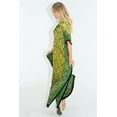 thumbnail image 4 of Miss Lavish London Women’s Paisley Floral Print Polyester Kaftan Dress with V Neck & Pockets (S–3XL), 4 of 7