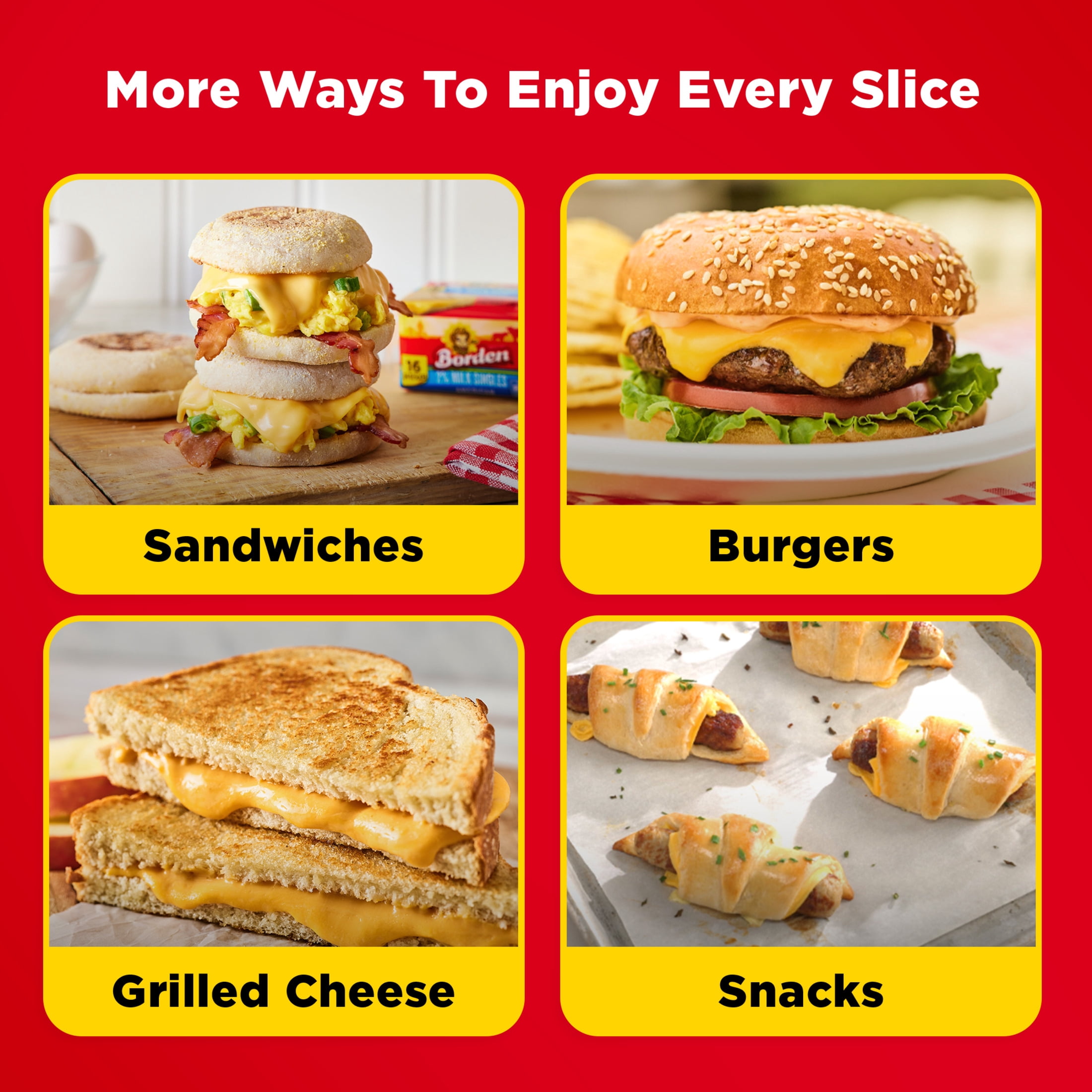 Borden Grilled Cheese Melts, 12oz