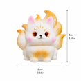 thumbnail image 2 of Nine-Tailed Fox Squishy Fidget Toy Stress Relief Ball Slow Rising Squishy for Kids Adults Cute Cartoon Anxiety Relief Classroom Sensory Desk Decoration Party Favor, 2 of 4