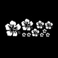 thumbnail image 1 of EDTara Hawaiian Flower Car Stickers Wall Decorative Decals Diy Styling Engine Vinyl Self-Adhesive Stickers D-1709, 1 of 9