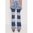 thumbnail image 5 of Women's VIP Two Tone Patchwork Flare Jeans, 5 of 5