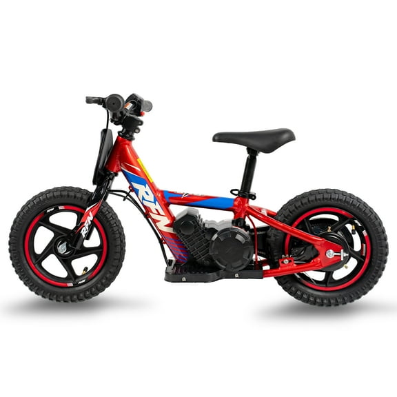 RFN Kids 24V Electric Balance Bike – 170W Motor, 2-Speed Mode, 12" Off Road Electric Dirt Bike, Safe Starter Ebike for Ages 3 