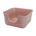 thumbnail image 2 of GROWTH TANK Cat Litter Trays Bedpan Toilette Sand Box Container Open Top Cats Litter Box for Pink, 2 of 9
