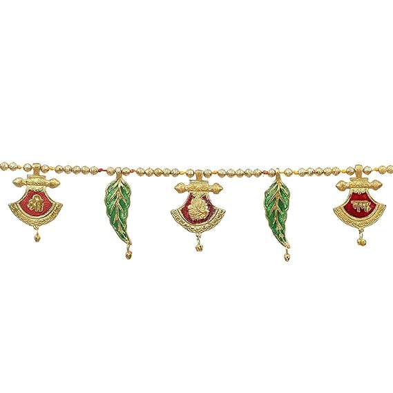 Traditional Toran for Door Hanging Home Decoration for Main Door - Ideal for Traditional, Inauguration Parties, Festivals, Diwali