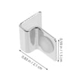 thumbnail image 2 of Luxshiny 8Pcs Durable Aquarium Lid Clips Stainless Steel Fish Tank Glass Cover Support Plated Silver, 2 of 8
