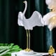 thumbnail image 2 of Escultura de grulla blanca, accesorio decorativo para bodas con estilo. B, 2 of 8