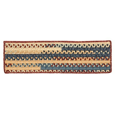 Colonial Mills Market Mix Rect Braided Multi Area Rug 8"x28"