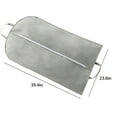 thumbnail image 3 of IFNWSV Garment Bag Suit Bag for Closet Storage and Travel Foldable Garment Bag for Hanging Clothes Travel Suit Bag with 2 Carry Handles for Suits Skirts,23.6x39.4in, 3 of 5