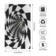 thumbnail image 2 of Fotbe 3D Vortex Illusion Toalla Premium con Patrón, Toalla de Microfibra de Secado Rápido, Ligera y Altamente Absorbente (27.5x16in), Ideal para Uso Diario, 2 of 6