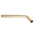 thumbnail image 4 of Westbrass D302-03 1/2" IPS x 10" Wall Mount Shower Arm Only, Polished Brass, 4 of 5