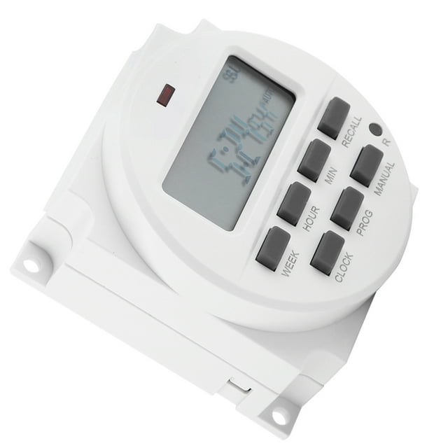 Minuterie Intelligente Dekaim, Minuterie de Commutateur de Commande Intelligente Programmable Électrique Numérique Durable 12V