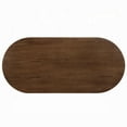 thumbnail image 5 of Gamo Oval Dining Table-Vertical Reeded Details-Oak Brown 87 Inch, 5 of 6