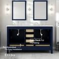 thumbnail image 6 of Eviva Aberdeen 60 Inch Double Sink Blue Transitional Bathroom Vanit, 6 of 7