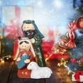 thumbnail image 4 of SSZMDLB under $5 Nativity Scene Ornaments, Christmas Decor for Home Desktop, Resin Holy Family Crafted Holiday Decor for Tabletop Shelf Mantle Seasonal Celebration, 4 of 6