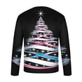 thumbnail image 5 of UVEASISHA Mens Christmas T Shirts Xmas Tree Printed Graphic Tees for Men Big and Tall Casual Hipster Tee Tops Slim Fit Long Sleeve Crewneck Pullover Black S, 5 of 6