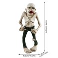 thumbnail image 3 of Leeye Halloween Green Mummy Vampire Statue, Resin Figurine Ornament for Home Table Shelf Desk Party Decor, 1.57x1.34x3.43in, 0.08 lb, 3 of 3