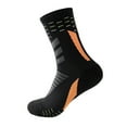 thumbnail image 4 of Chaussettes Athlétiques Antidérapantes pour Hommes Chaussettes de Sport à Prise pour Basketball Soccer Volleyball Course Randonnée Randonnée Absorption Évacuation de l'Humidité Chaussettes de Compression, 4 of 8