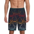 thumbnail image 1 of Vsdgher Shorts de Pyjama pour Hommes Imprimé Requins, Bas de Pyjama Légers avec Poches - Très Grand, 1 of 6
