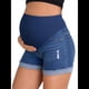 thumbnail image 3 of Pantalones Cortos de Maternidad para Mujer, con Bolsillos, para Dormir, Correr, Hacer Ejercicio y Estar en Oscuro M, 3 of 5