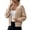 Beige, variant on Cardigan Sweaters for Women Long Sleeve Knitted Sweater Open Front Solid Color Outerwear Coat Tops for Casual Wear