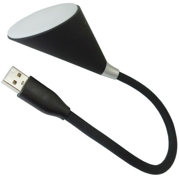CJ TECH Lampe LED USB Réglable avec Haut-Parleur - Noir