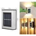 thumbnail image 2 of Clearance!Luz de pared solar decoración al aire libre jardín patio hogar luz de pared impermeable arriba y abajo luminosa luz de pared decorativa al aire libre, 2 of 3