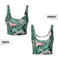 thumbnail image 6 of Sports Bra For Women, Summer Green Tree Sports Bras For Women High Support, Workout Tank Tops Woman With Removable Cups, 6 of 8