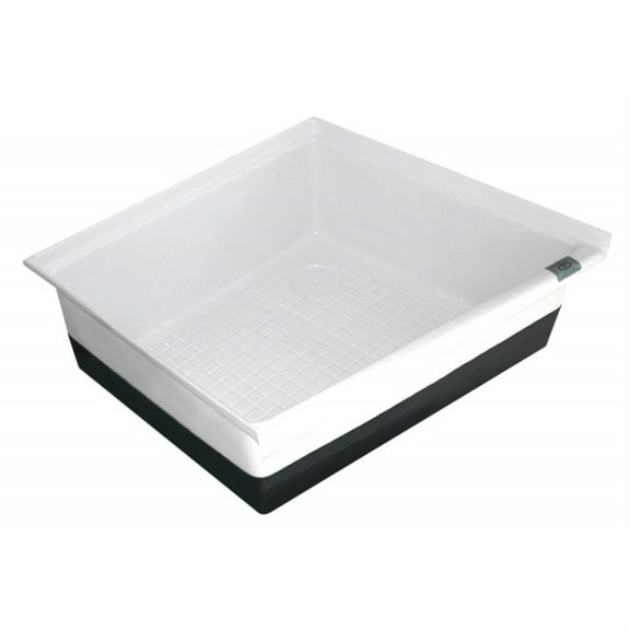 ICON 00463 Shower Pan SP200-24" x 23" x 10", Polar White