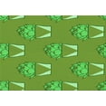 thumbnail image 1 of Ahgly Company Machine Washable Indoor Rectangle Transitional Dark Lime Green Area Rugs, 2' x 4', 1 of 7
